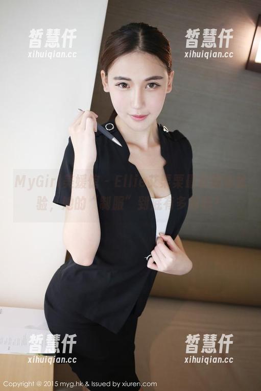 MyGirl美媛馆 - Ellie艾栗栗最新职业体验，她的“制服”到底有多够味？
