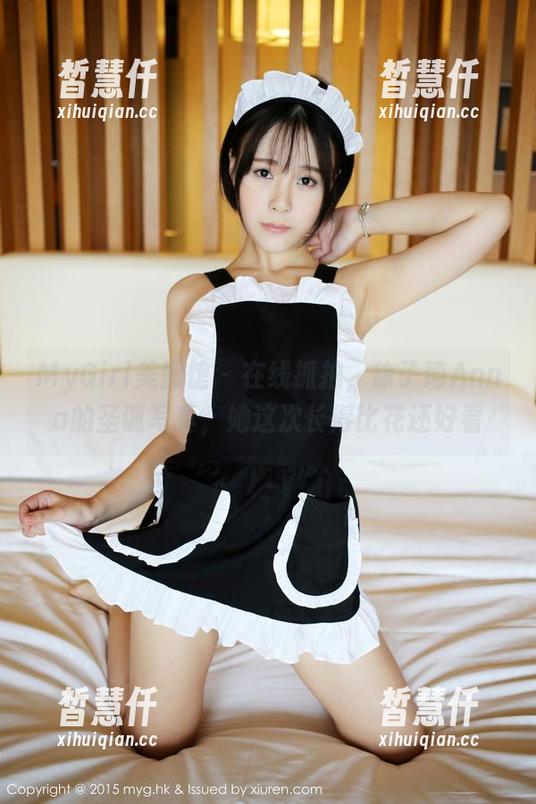 MyGirl美媛馆-徐子琦Anna MyGirl美媛馆 - 在线抓拍,徐子琦Anna的圣诞写真,她这次长得比花还好看