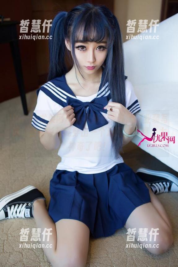 UGirls尤果网-娜依灵儿 UGirls尤果网 - 看着娜依灵儿的职业装写真,白衬衫都能穿出一个道理的节奏,太神奇了吧!