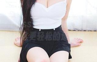 果团网 – Miss琪的体操服——原图下载：还有比这更轻松的运动吗？哈哈
